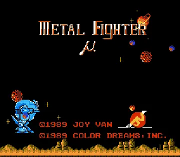 Metal Fighter (USA) (Unl) screen shot title